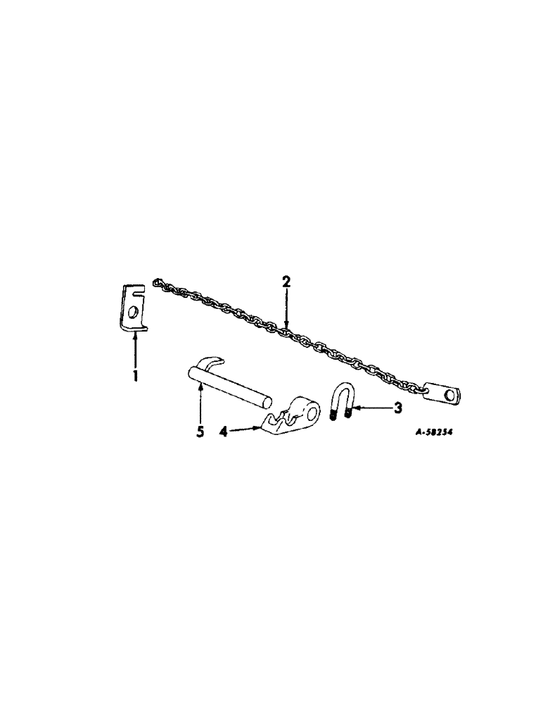Схема запчастей Case IH 466 - (X-09) - DEPTH CHAIN AND STOPS 