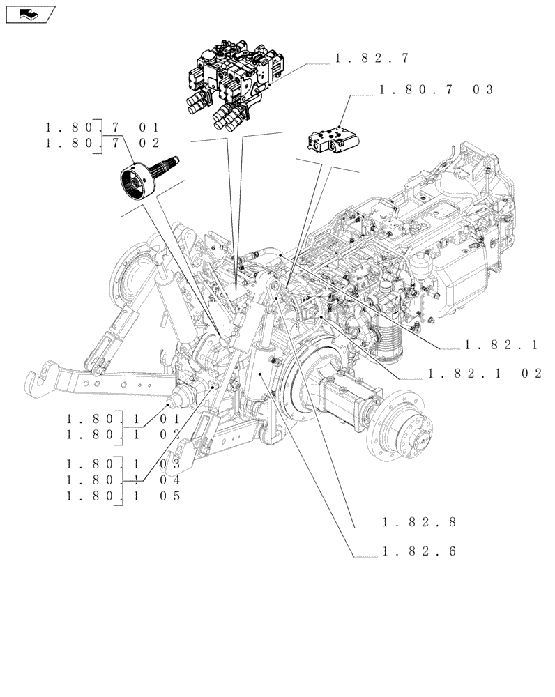 Схема запчастей Case IH PUMA 165 - (SEC. 07) - HYDRAULIC SYSTEM (00) - GENERAL
