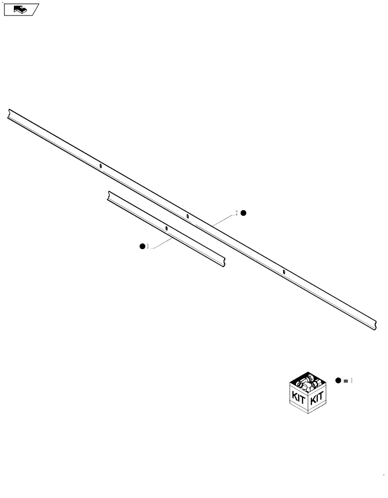 Схема запчастей Case IH 3020-35 - (58.110.02[01]) - THIRD STRIPPER KIT (58) - ATTACHMENTS/HEADERS