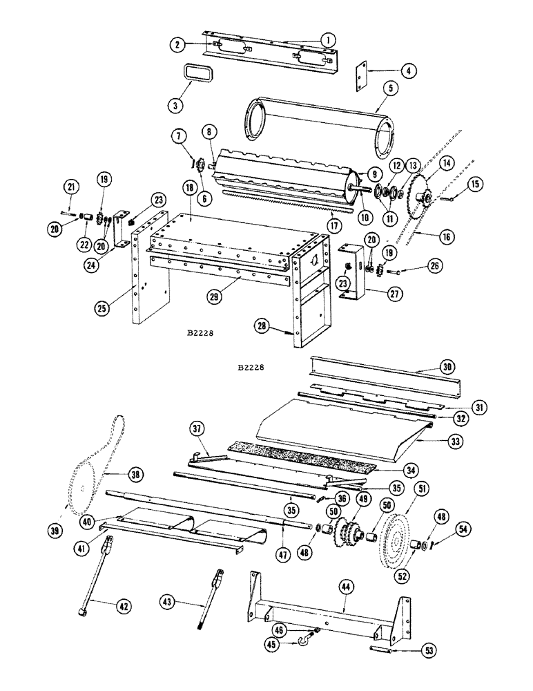 Схема запчастей Case IH 1010 - (304) - DEFOLIATED ALFALFA ATTACHMENT (88) - ACCESSORIES