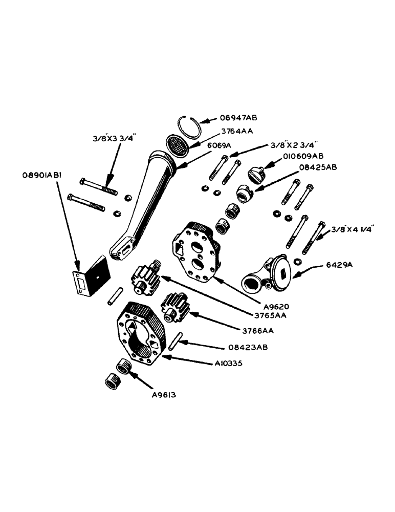 Схема запчастей Case IH 920 - (28) - HYDRAULIC PUMP, 15 GALLON PER MINUTE CAPACITY, USE IN PLACE OF PAGE 112 OF PARTS CATALOG NO. 628 (08) - HYDRAULICS
