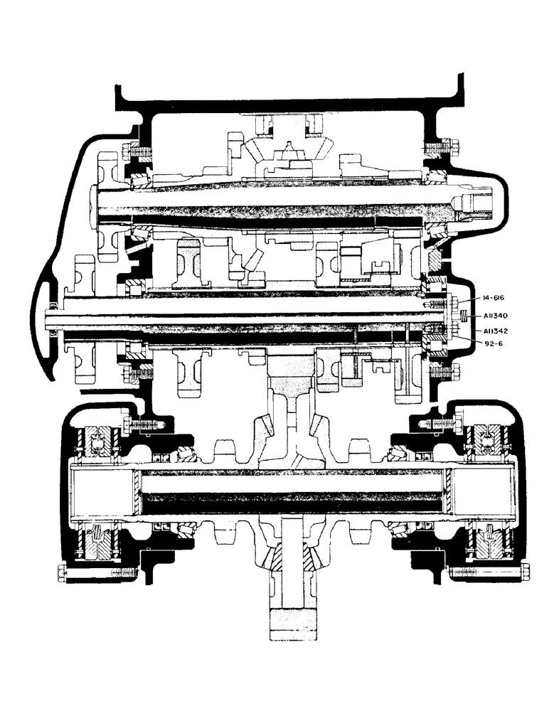 Схема запчастей Case IH 940 - (6-27) - TRANSMISSION AND FINAL DRIVE ASSEMBLY (06) - POWER TRAIN