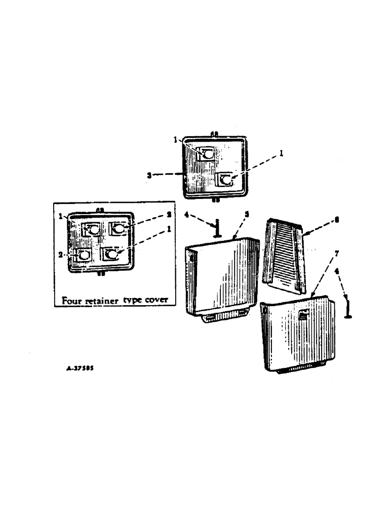 Схема запчастей Case IH 100 - (08-20) - ELECTRICAL, BATTERY BOX (06) - ELECTRICAL