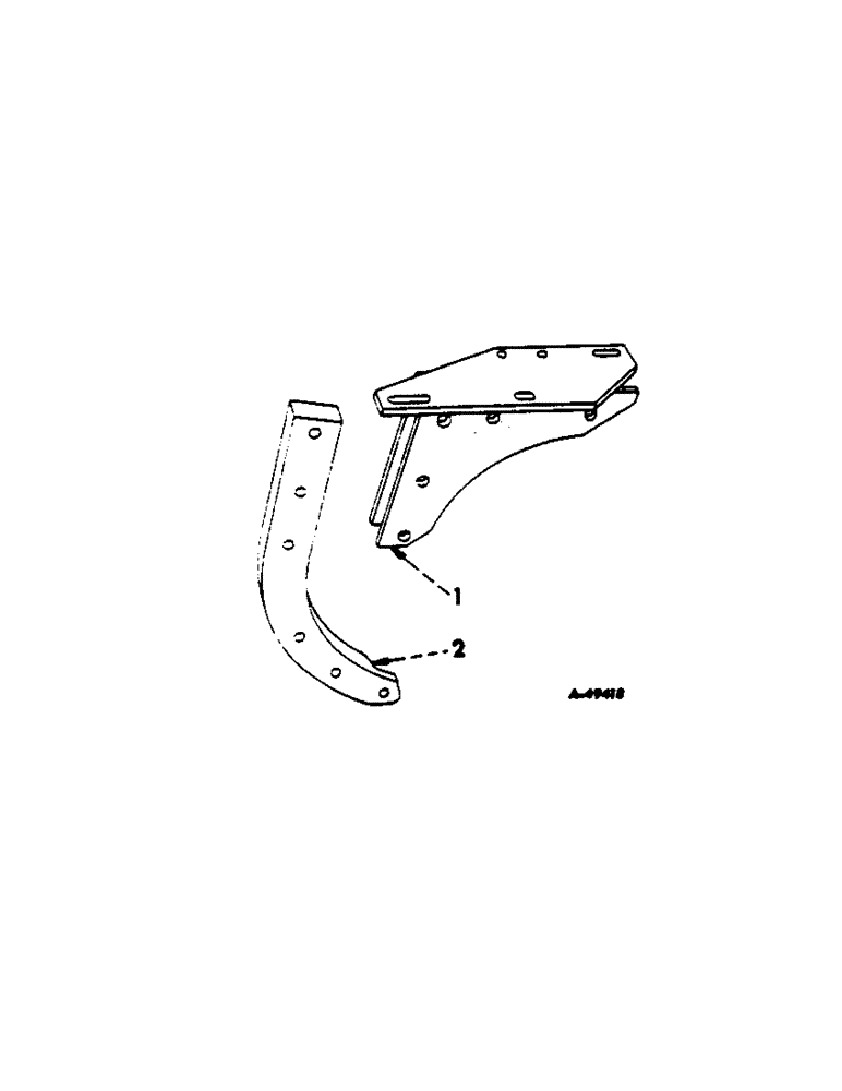 Схема запчастей Case IH 60 - (C-03) - RIGID BEAM, ONE PER FURROW 