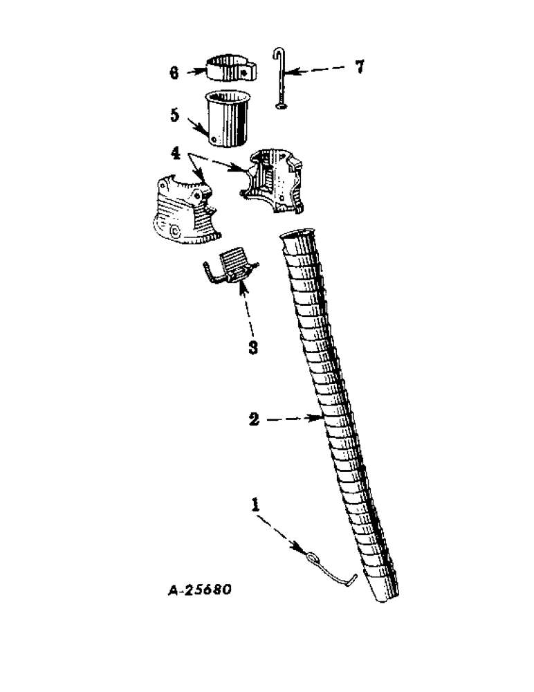 Схема запчастей Case IH 1A-101 - (H-09) - STREAM DIVIDER 