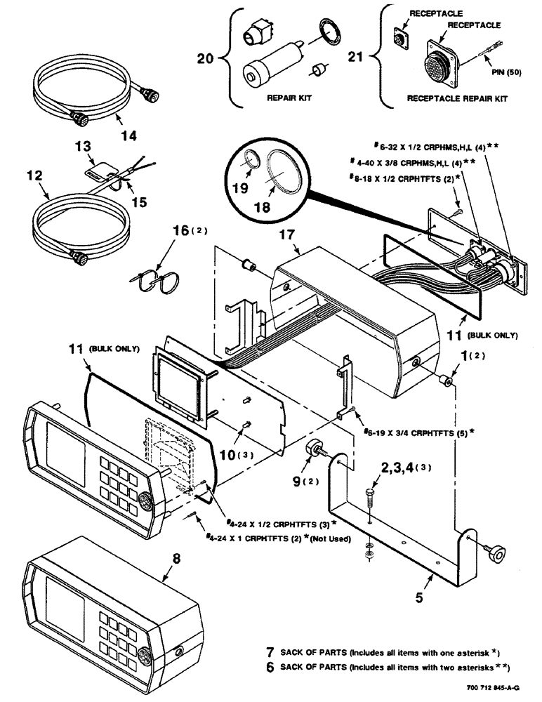 Схема запчастей Case IH 8580 - (04-10) - CONSOLE CONTROL BOX, S.N. CFH0026653 AND LATER (06) - ELECTRICAL