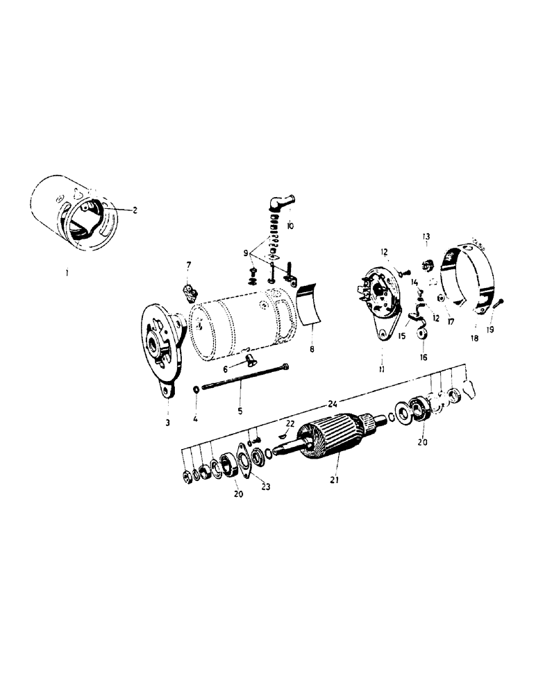 Схема запчастей Case IH 553 - (097) - GENERATOR / PACKAGE, TERMINAL (04) - ELECTRICAL SYSTEMS