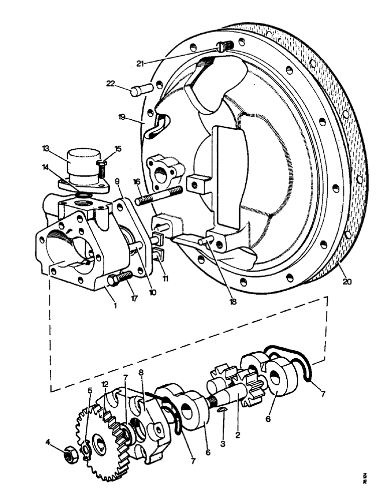 Схема запчастей Case IH 995 - (E16) - SELECTAMATIC HYDRAULIC SYSTEM, HYDRAULIC PUMP, 885, 990, 995 AND 996 TRACTORS (07) - HYDRAULIC SYSTEM