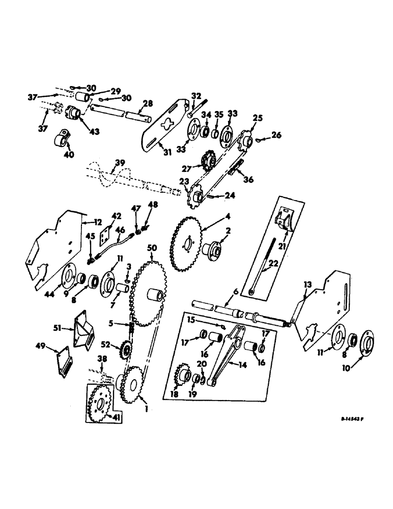 Схема запчастей Case IH 915 - (S-08) - ELEVATORS, GRAIN ELEVATOR DRIVE Elevators