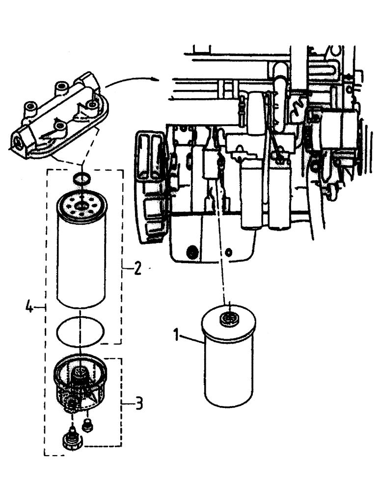 Схема запчастей Case IH 7700 - (C01-09) - FILTERS, M11-250/M11-330 Engine & Engine Attachments