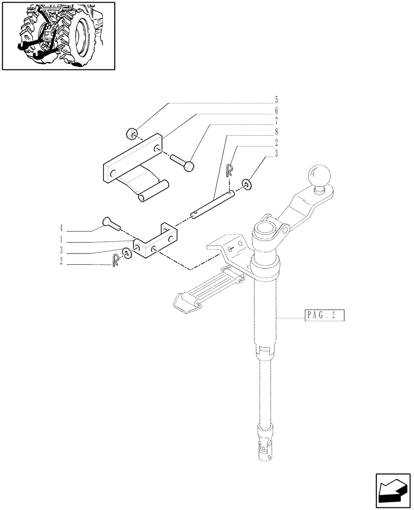 Схема запчастей Case IH JX60 - (1.89.6[03]) - IMPLEMENT CARRIER (09) - IMPLEMENT LIFT