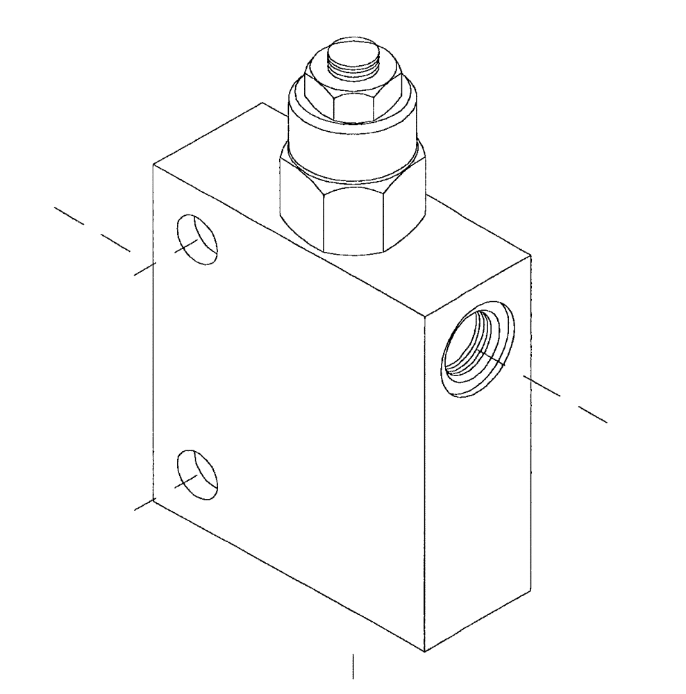 Схема запчастей Case IH AUSTOFT - (B03[04]) - HYDRAULIC COUNTER BALANCE VALVE Hydraulic Components & Circuits