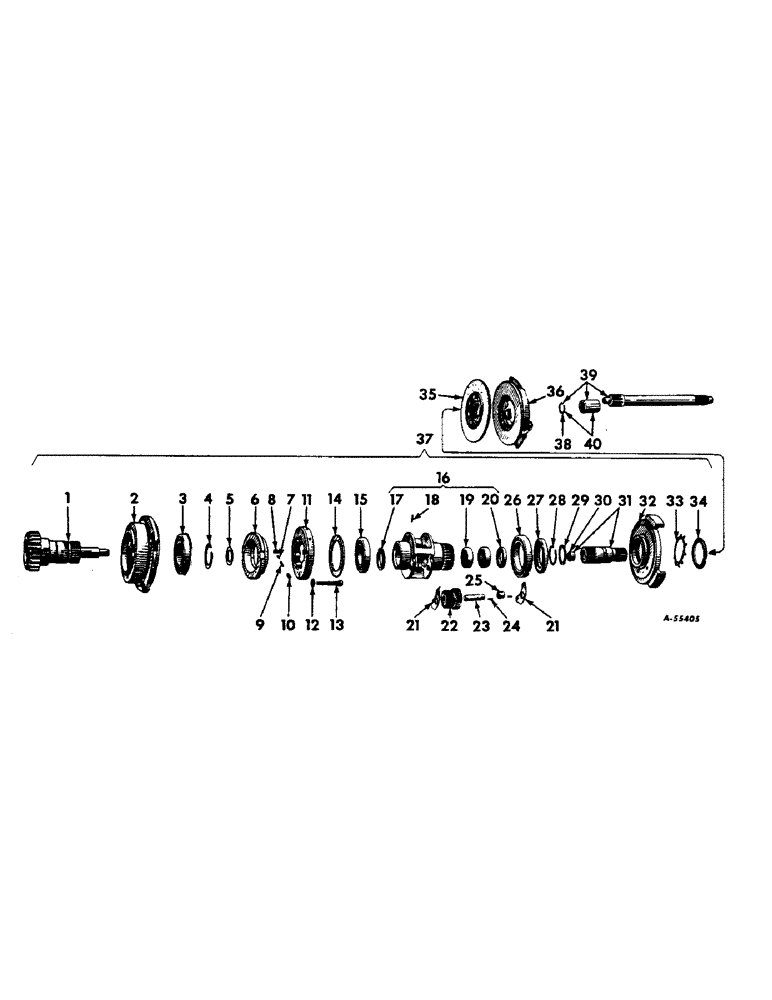 Схема запчастей Case IH 606 - (108) - REAR FRAME AND DRIVING MECHANISMS, TORQUE AMPLIFIER Rear Frame & Driving Mechanisms