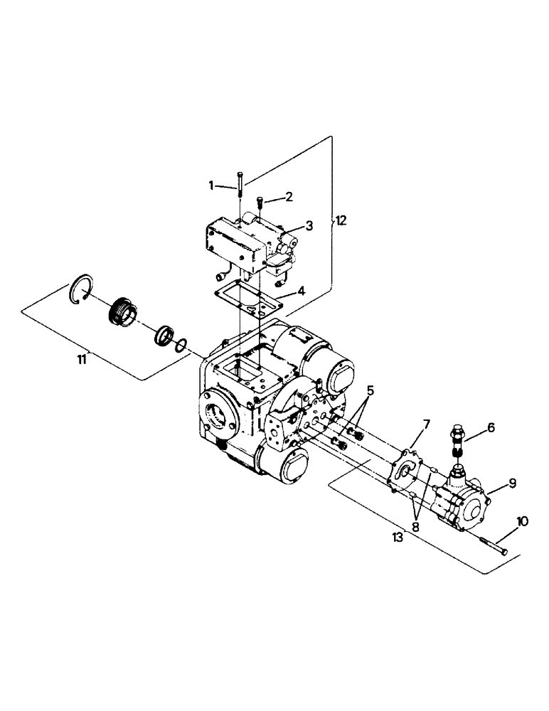 Схема запчастей Case IH PT270 - (10-13) - VARIABLE PUMP WITH EARLY ELECTRONIC CONTROLLER Options & Miscellaneous