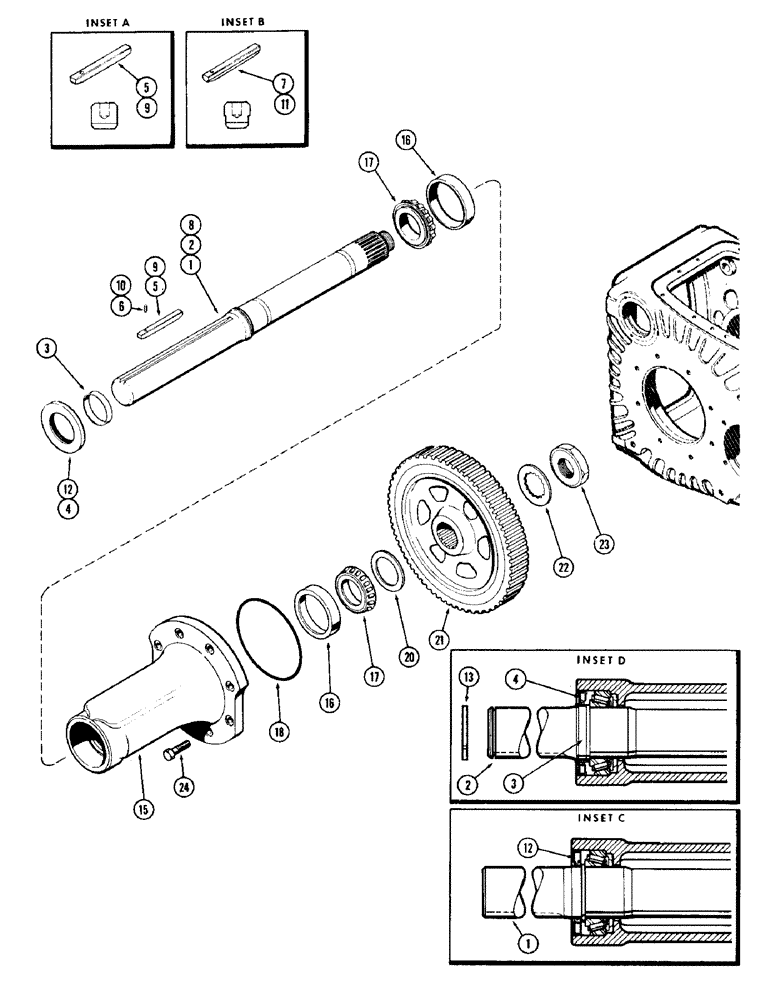 Схема запчастей Case IH 930-SERIES - (114) - REAR AXLE (06) - POWER TRAIN