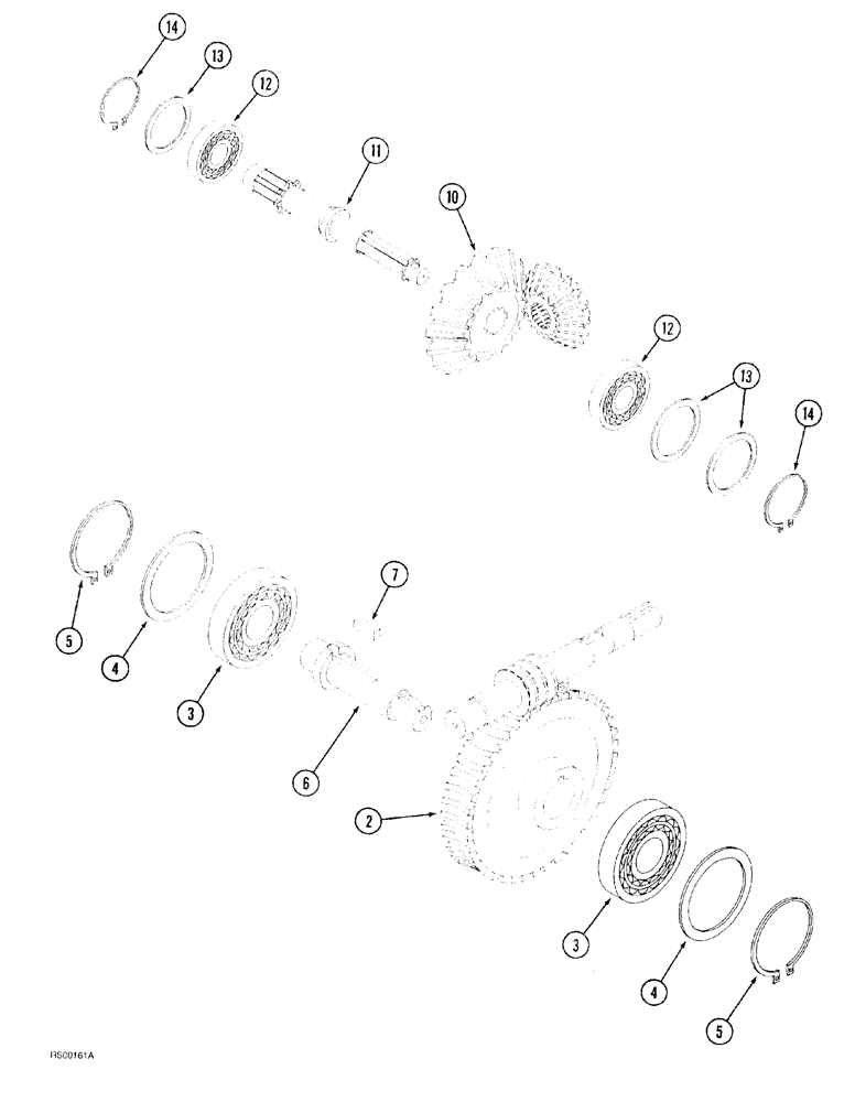 Схема запчастей Case IH 1500-SERIES - (09-56) - GEARBOX (1560, 1570 AND 1580 SPREADER) 