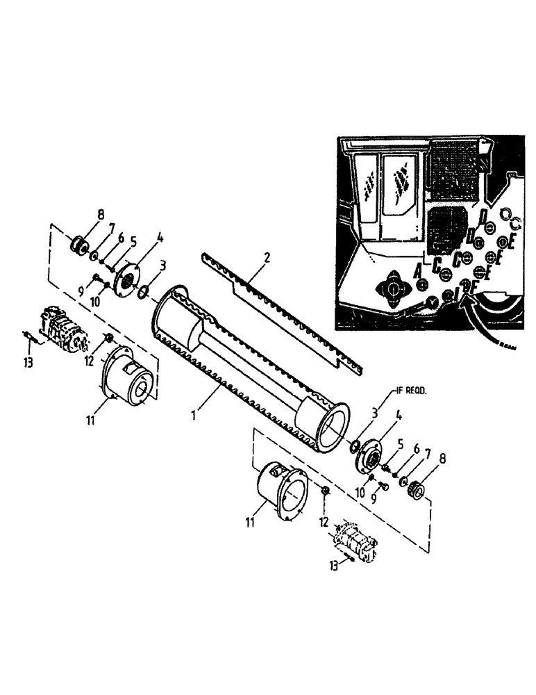 Схема запчастей Case IH 7700 - (A05-07) - BOTTOM ROLLERS, LOWER F Mainframe & Functioning Components