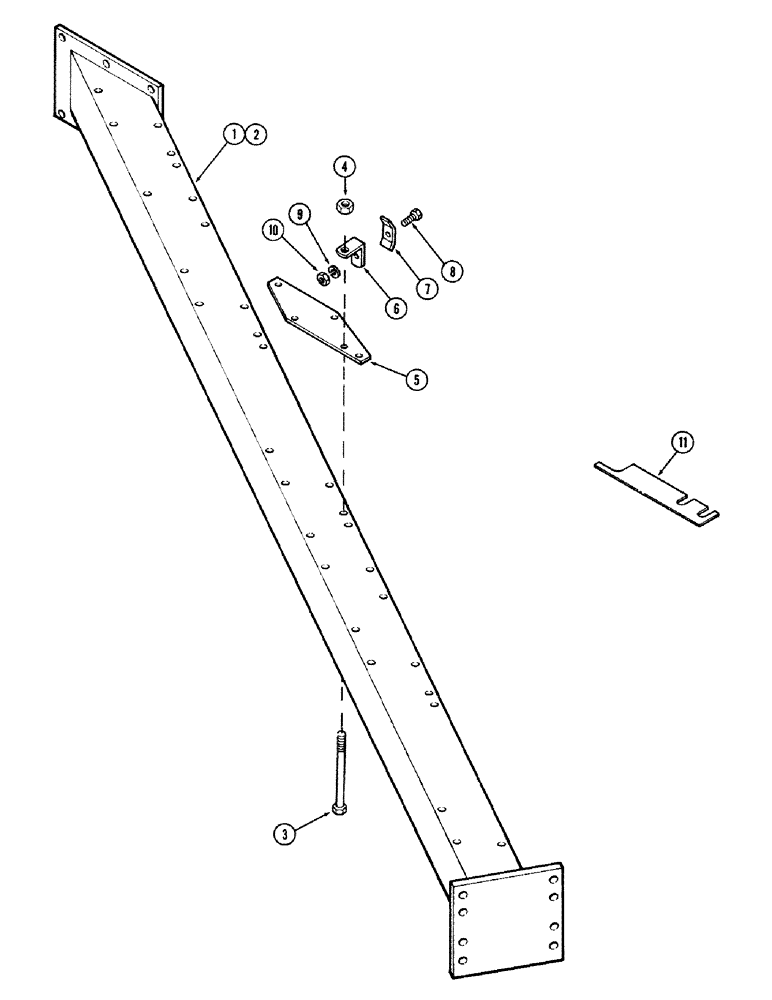Схема запчастей Case IH 400-SERIES - (20) - BEAM, SHEAR BOLT AND CUSHION TRIP, FOUR BOTTOM 