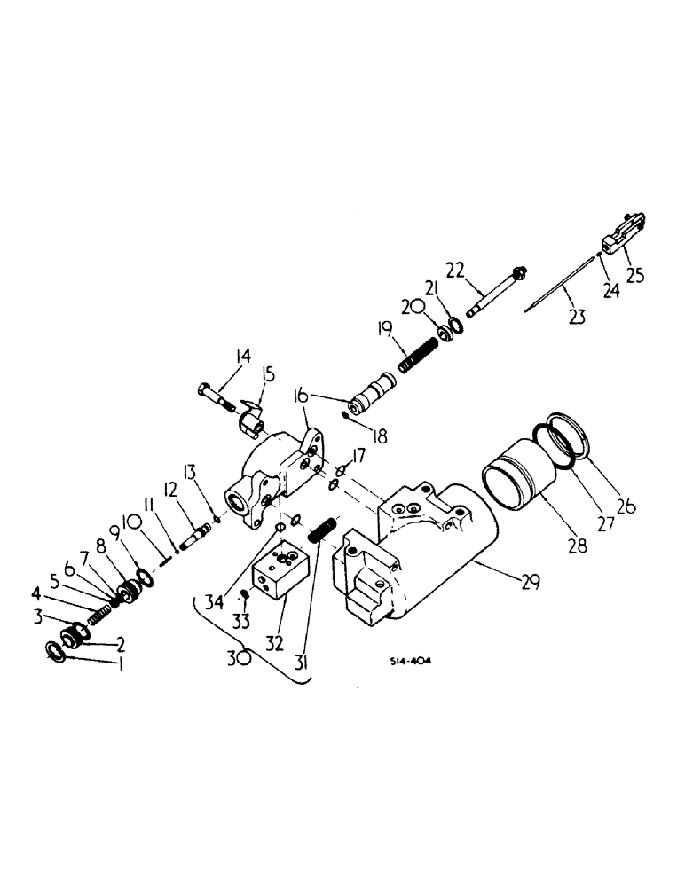 Схема запчастей Case IH 385 - (10-15) - HYDRAULICS, DRAFT CONTROL CYLINDER AND VALVE (07) - HYDRAULICS
