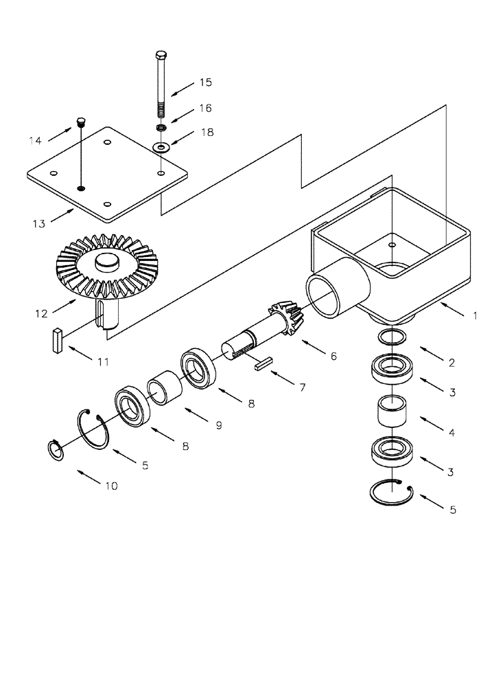 Схема запчастей Case IH 2015 - (60.220.17) - GEAR BOX - MAIN, RAKE-UP (60) - PRODUCT FEEDING