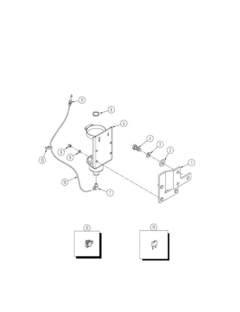 Схема запчастей Case IH STX325 - (02-03) - ETHER START SYSTEM (02) - ENGINE