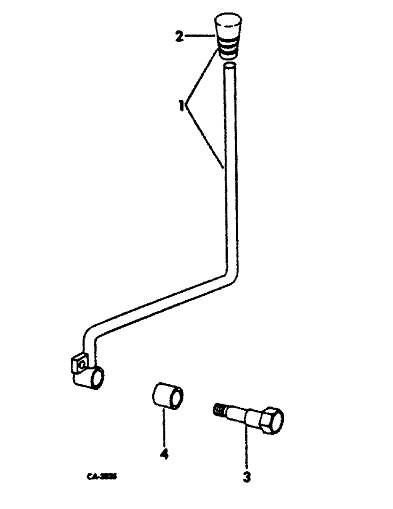 Схема запчастей Case IH 3110 - (N-17) - CONTROL HANDLE, USED W/HYDRAULIC DRIVE 