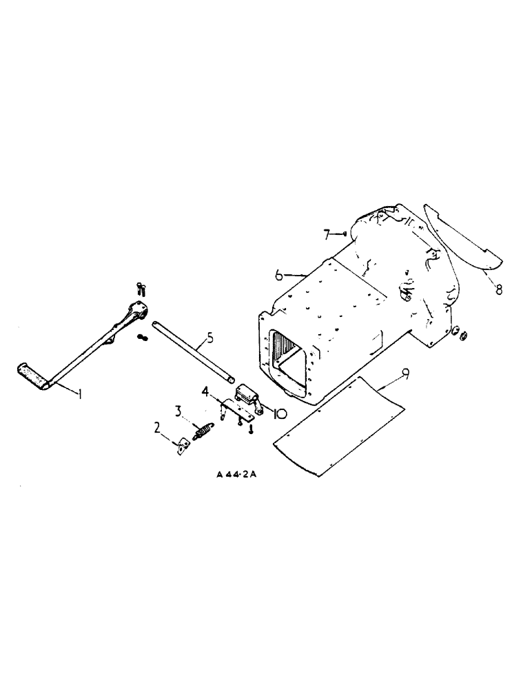 Схема запчастей Case IH 364 - (4-17) - CHASSIS, CLUTCH HOUSING AND CONNECTIONS (12) - CHASSIS