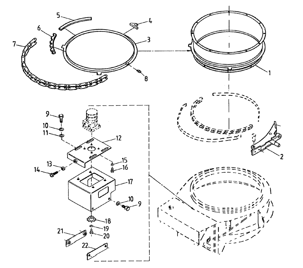 Схема запчастей Case IH 7700 - (A03[30A]) - PRIMARY EXTRACTOR HOOD HYDRAULIC SLEW Mainframe & Functioning Components