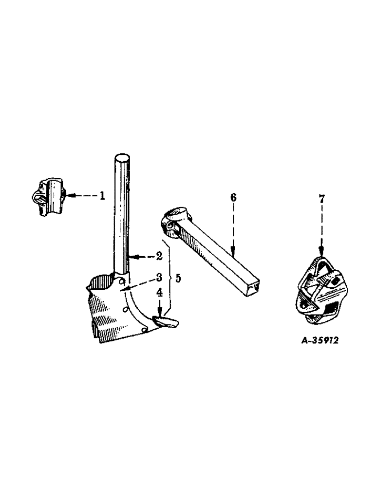 Схема запчастей Case IH 422 - (X-10[A]) - DEEP APPLICATOR, FOR 1-3/8 IN. SQUARE TOOL BAR 