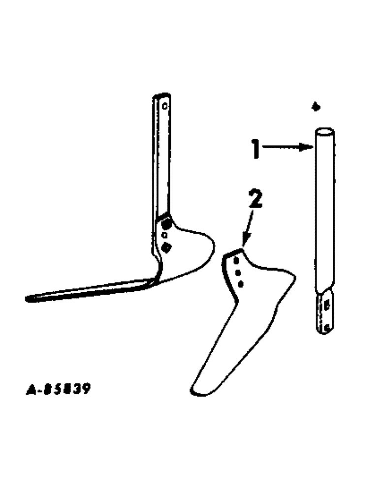 Схема запчастей Case IH 53 - (F-23) - KNIFE WEEDERS 
