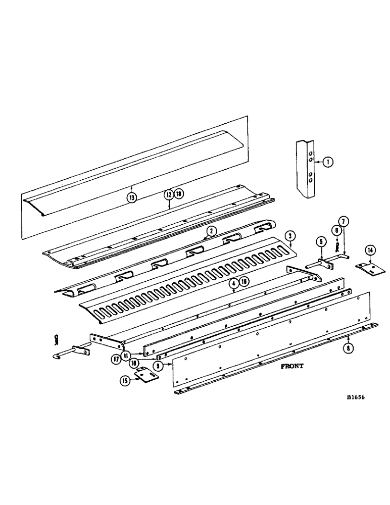 Схема запчастей Case IH 960 - (068) - STONE TRAP (60) - PRODUCT FEEDING