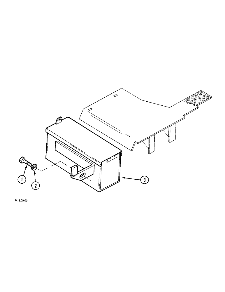 Схема запчастей Case IH 2150 - (9-168) - TOOL BOX (09) - CHASSIS/ATTACHMENTS