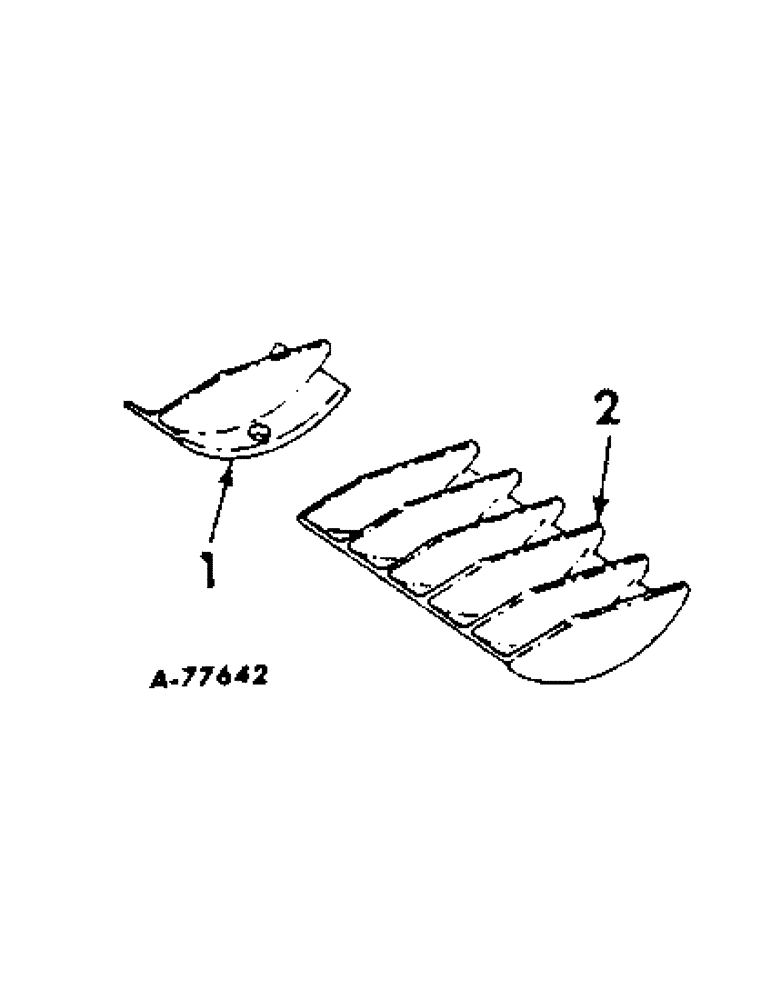 Схема запчастей Case IH 420 - (125[1]) - ALUMINUM DEEP RIB COMPRESSOR PLATES (60) - PRODUCT FEEDING