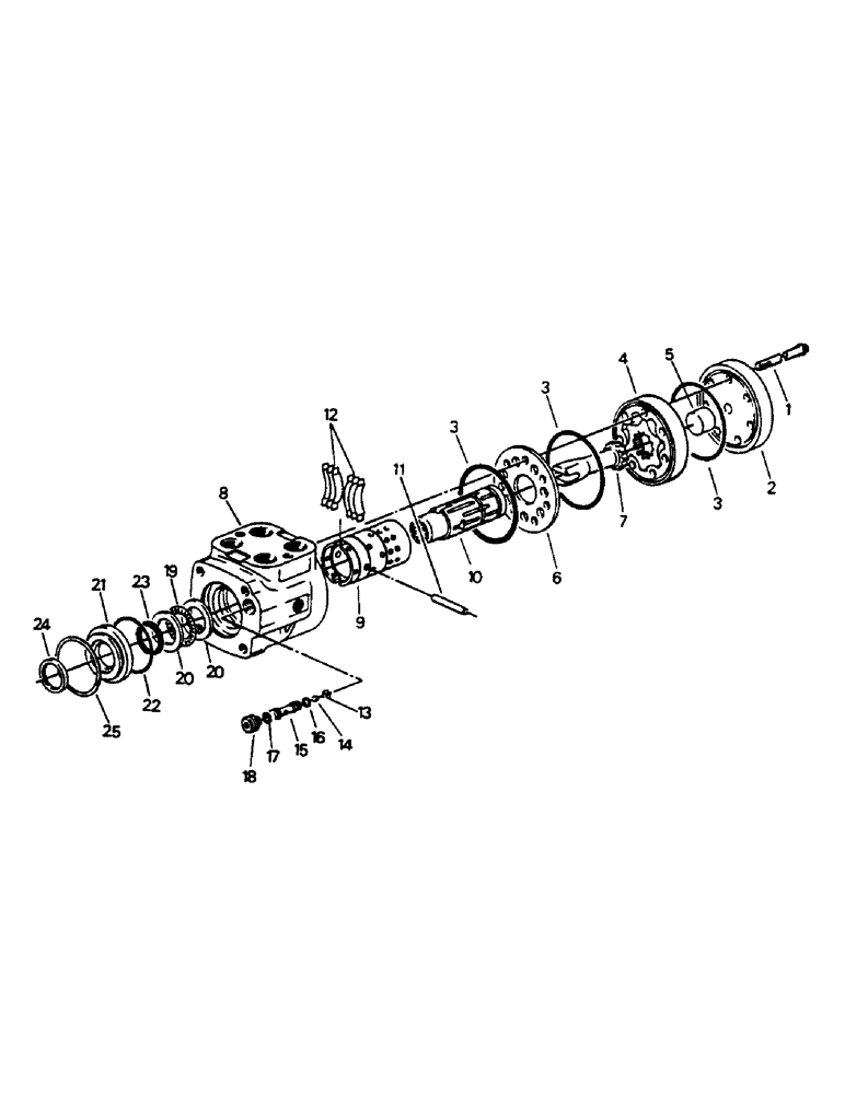Схема запчастей Case IH 9130 - (08-08) - STEERING CONTROL VALVE (07) - HYDRAULICS