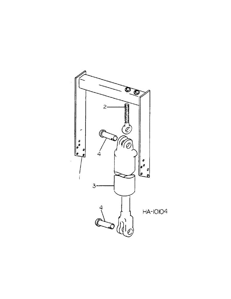 Схема запчастей Case IH 55 - (J-11[A]) - WING FRAME DEPTH CONTROL 