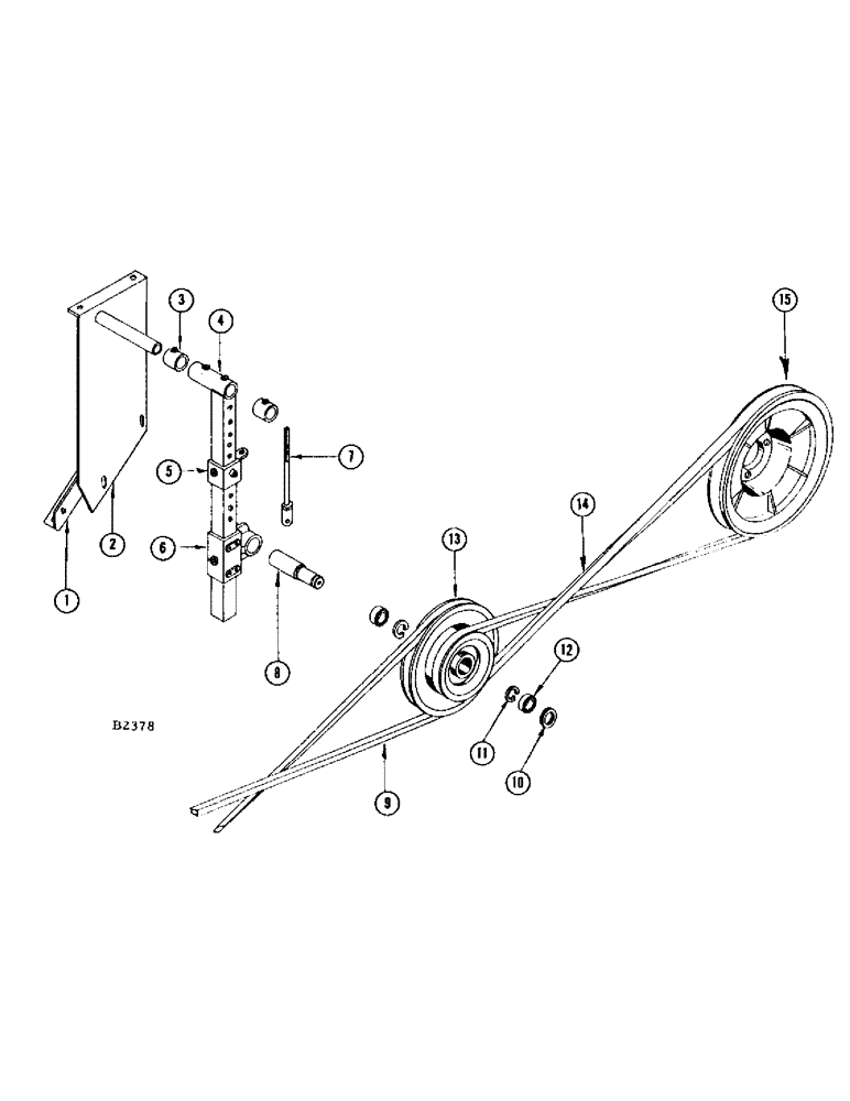 Схема запчастей Case IH 460 - (098) - STRAWCHOPPER DRIVE (73) - RESIDUE HANDLING