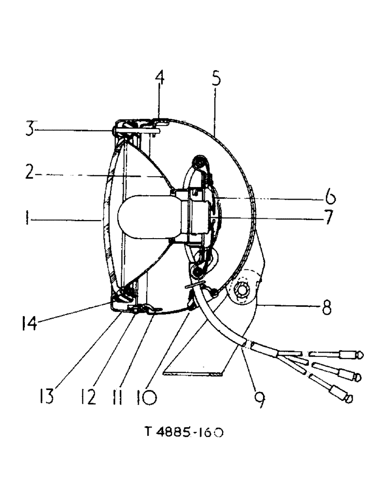 Схема запчастей Case IH 276 - (6-60) - HEADLAMP ATTACHMENT, SPECIAL (04) - ELECTRICAL SYSTEMS
