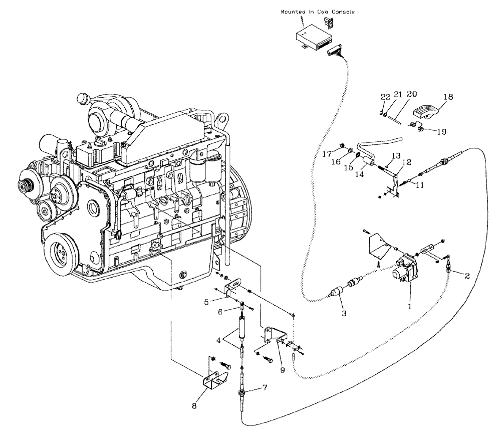 Схема запчастей Case IH AUSTOFT - (C03[05]) - SPEED LIMITER & THROTTLE CABLE Engine & Engine Attachments