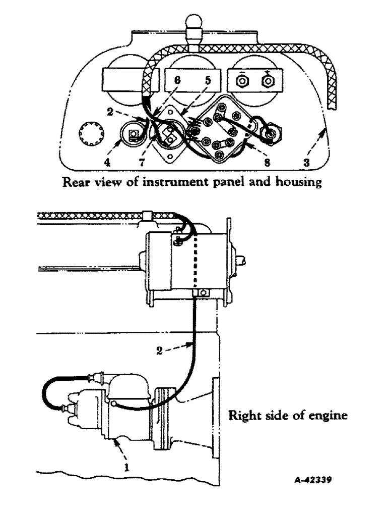 Схема запчастей Case IH 450-SERIES - (158) - ELECTRICAL SYSTEM-CARBURETED ENGINE, STARTING & LIGHTING, MAGNETO IGNITION (06) - ELECTRICAL SYSTEMS