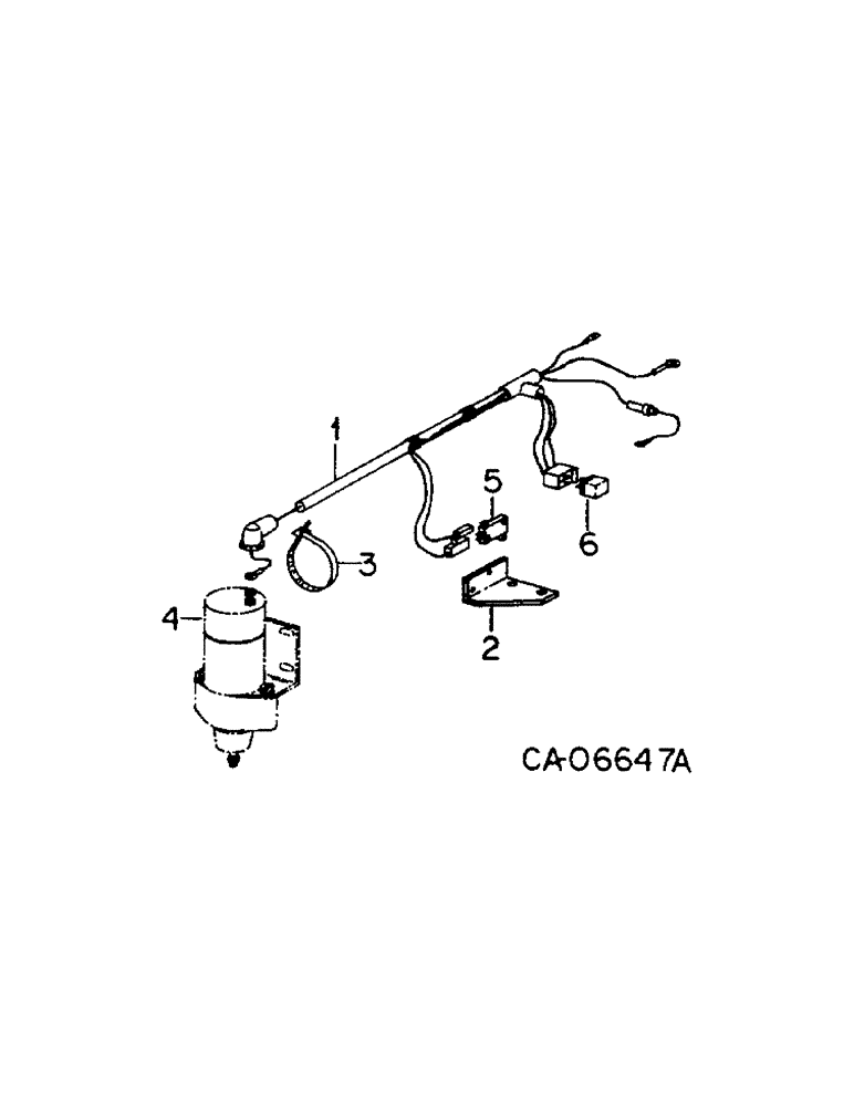 Схема запчастей Case IH 4586 - (08-27) - ELECTRICAL, DECELERATOR WIRING, 4586 TRACTORS WITH SERIAL NO. 1687 AND ABOVE (06) - ELECTRICAL