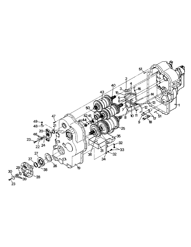 Схема запчастей Case IH CP-1325 - (04-25) - TRANSMISSION ASSEMBLY (04) - Drive Train