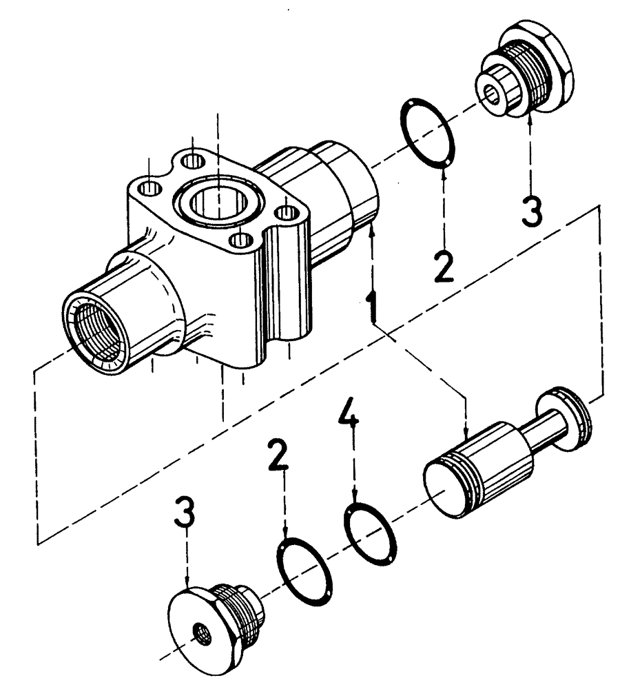 Схема запчастей Case IH 7700 - (B04[43]) - VALVE SHUTTLE Hydraulic Components & Circuits