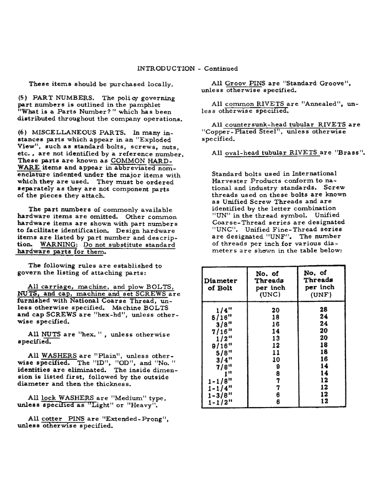 Схема запчастей Case IH 403 - (004) - INTRODUCTION - CONTINUED (00) - GENERAL & PICTORIAL INDEX