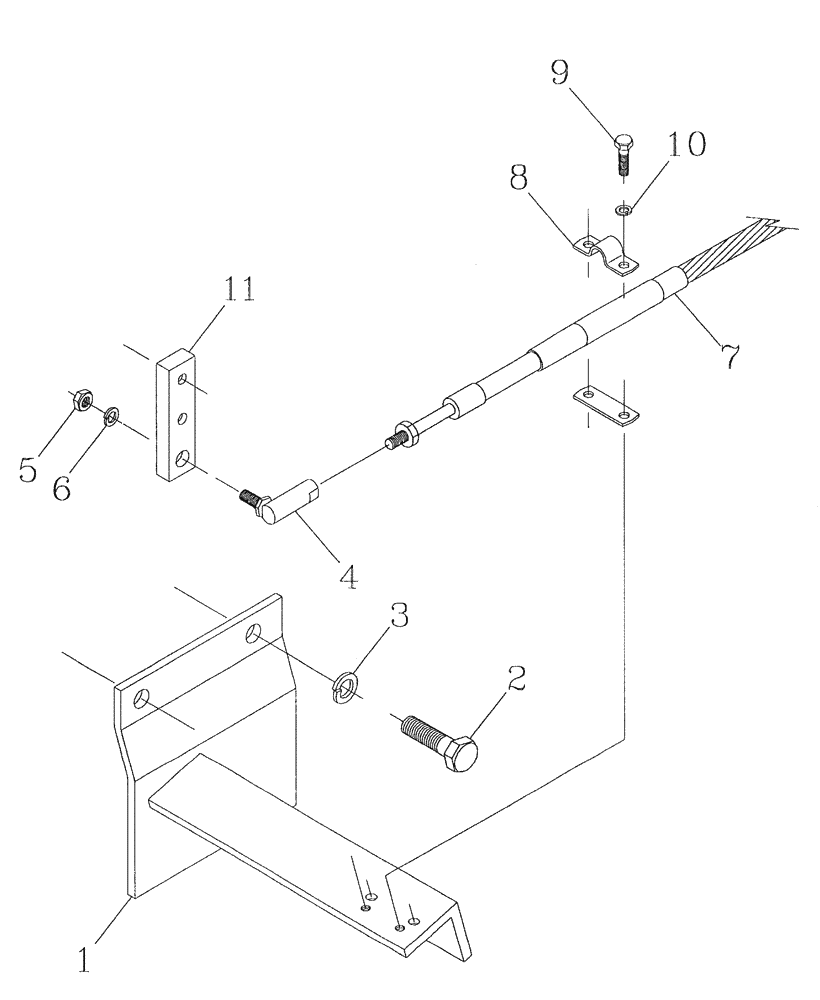 Схема запчастей Case IH 7700 - (C04[04]) - THROTTLE {M11} Engine & Engine Attachments