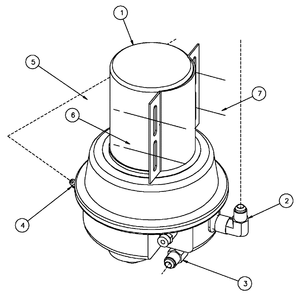 Схема запчастей Case IH FLX4300 - (07-015) - AIR DRYER GROUP Pneumatics