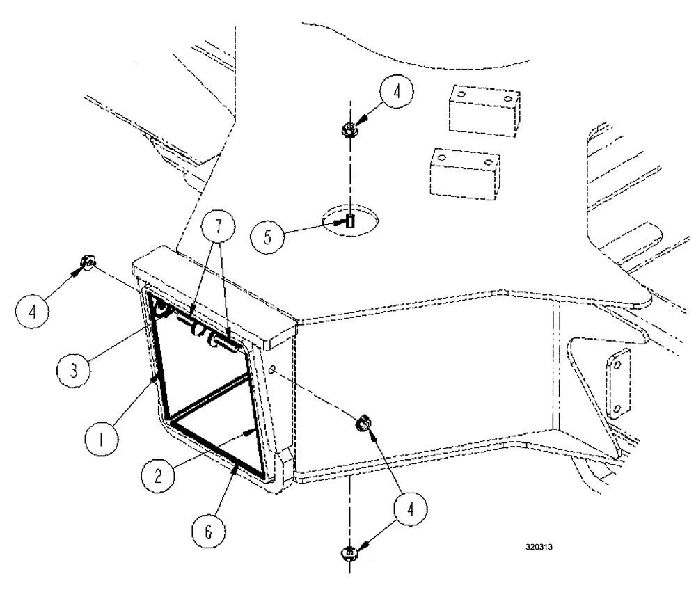 Схема запчастей Case IH SPX3200 - (04-041) - AXLE INSERT ASSEMBLY (25) - FRONT AXLE SYSTEM