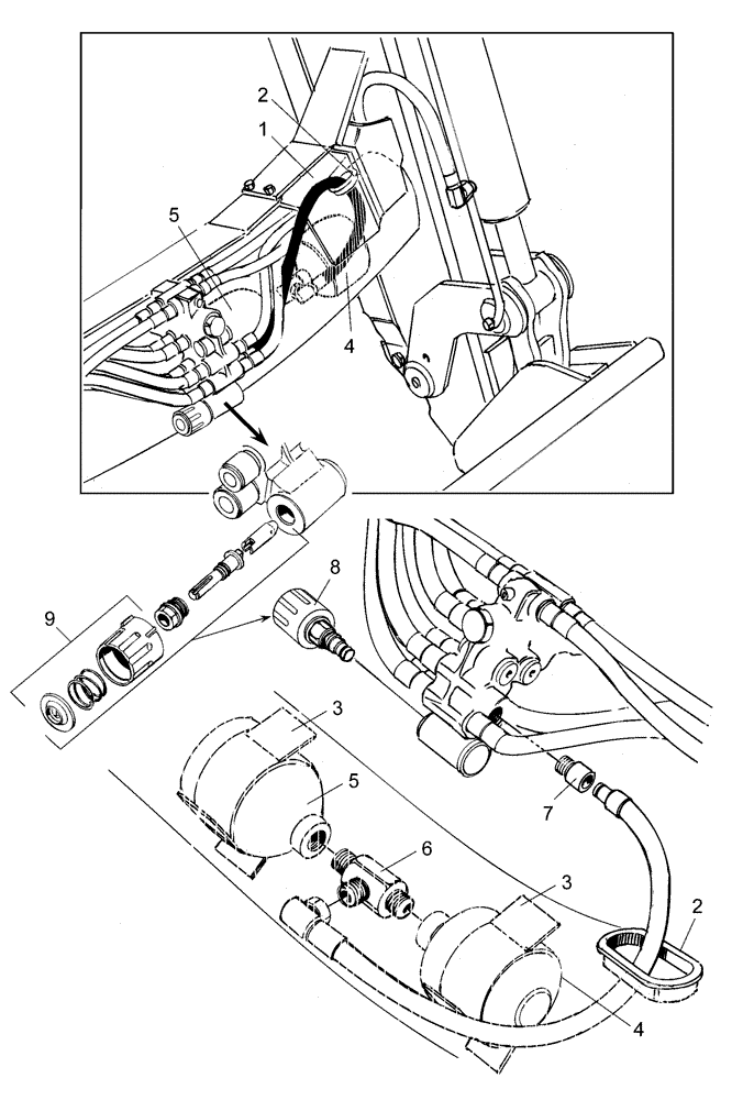 Схема запчастей Case IH L780 PRO - (55.010.AG[04]) - VAR - 717520026 - SOFT RIDE, MANUAL SHUT - OFF (55) - ELECTRICAL SYSTEMS