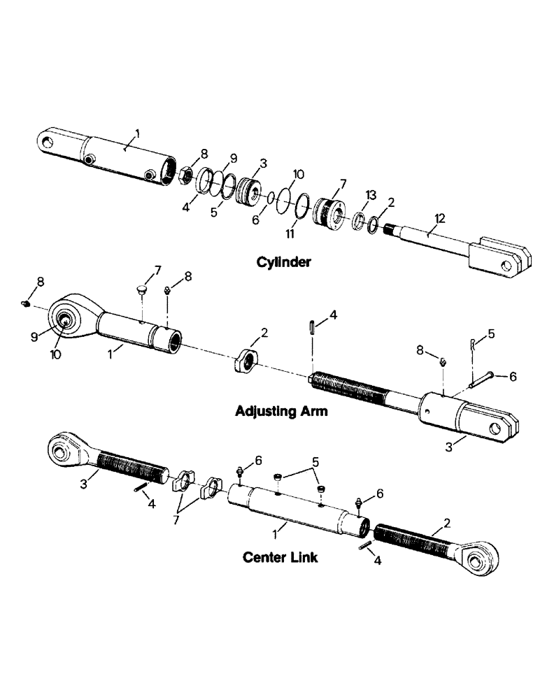 Схема запчастей Case IH KM-280 - (10-03) - 3-POINT HITCH COMPONENTS Options & Miscellaneous