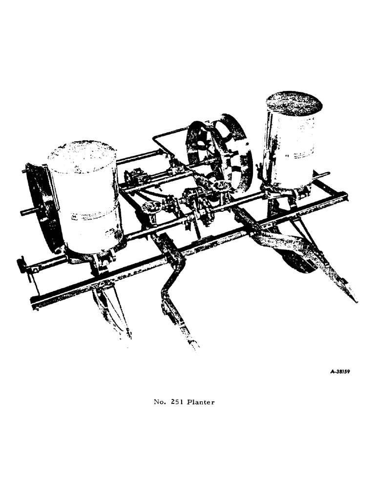 Схема запчастей Case IH 251 - (X-01) - NO. 251 PLANTER 