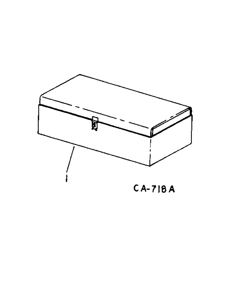 Схема запчастей Case IH 715 - (02-08) - MISCELLANEOUS, TOOL BOX Accessories & Attachments / Miscellaneous